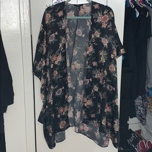 Floral Print Shrug